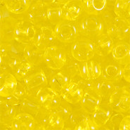 Rocalla cristal 6/0 (4mm) Amarillo transparente